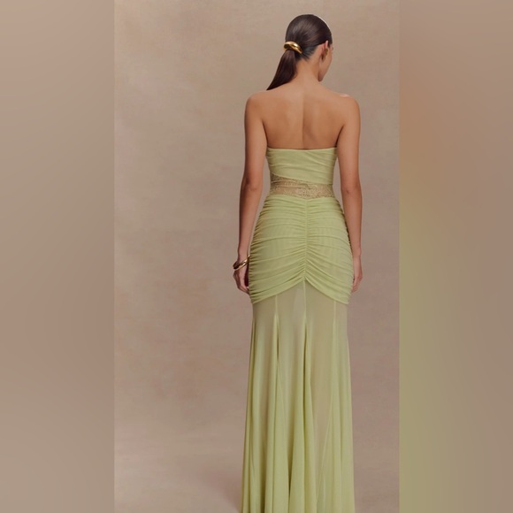 Meshki Khadijah lace & mesh maxi dress - Picture 2 of 9